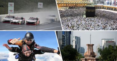 العالم هذا المساء.. كريستوفر كولومبوس فى المنفى بعد 500 عام من أكتشاف أمريكا.. عندها 90سنة وقفزت من ارتفاع 15ألف قدم..أجمل عمارة لـ 10 مساجد فى العالم ..شوارع لوس أنجلوس تتحول لمهرجان بعد فوز "ليكرز"..صور