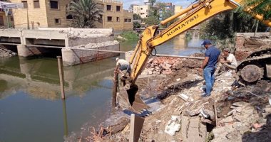 حملات لإزالة الإشغالات بمراكز ومدن كفر الشيخ.. صور