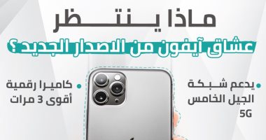 ماذا ينتظر عشاق آيفون من الإصدار الجديد... إنفوجراف