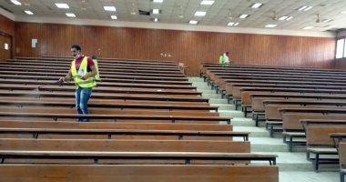 خطط احترازية ومعسكرات للخدمة العامة استعدادا للعام الدراسى بجامعة المنيا