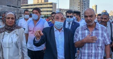  محافظ الإسكندرية يقوم بجولة تفقدية بمحور المحمودية لتنفيذ مناطق عبور آمنة 