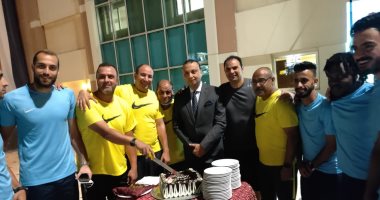 احتفالية طلائع الجيش بالبقاء في الدوري