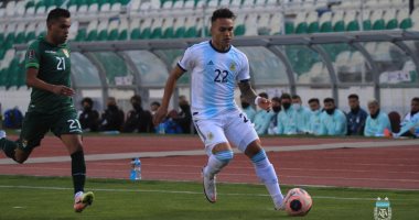 الأرجنتين تخطف التعادل من بوليفيا مع نهاية الشوط الأول بتصفيات مونديال 2022