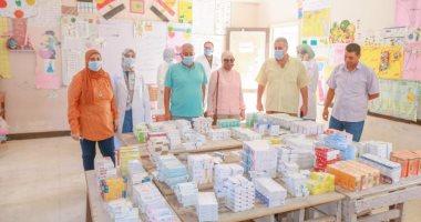 جامعة طنطا تصرف علاج 536 حالة مجانًا وقوافل توعية صحية لأهالى كفر الزيات