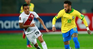 البرازيل تتعادل مع بيرو 1 - 1 فى الشوط الأول بتصفيات مونديال 2022.. فيديو