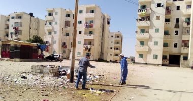 تنفيذ حملة مكافحة القوارض والذباب بأحياء مدينة العريش.. صور