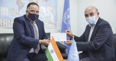 الهند تدعم اللاجئين الفلسطينيين بمليون دولار