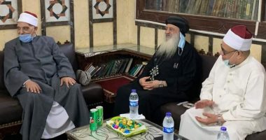 مطران طنطا يزور مسجد البدوى ويؤكد أعشق القطب الصوفى واحفظ سورة مريم 