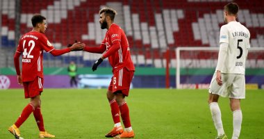 بايرن ميونخ يتأهل للدور الثانى بكأس ألمانيا بثلاثية فى دورين المغمور.. فيديو