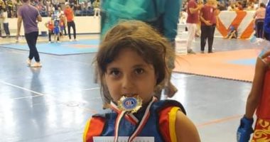 اتحاد الكونغ فو يكرم الطفلة رقية محمد لحصولها على ذهيبة بطولة الأندية