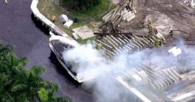 إصابة 13 شخصا فى انفجار زورق بولاية فلوريدا الأمريكية