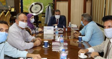 محافظ المنوفية يبحث أخر مستجدات مول العاصمة والجراج متعدد الطوابق