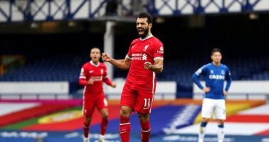 أهداف مباراة إيفرتون ضد ليفربول 2-2 في الدوري الإنجليزي وهدف محمد صلاح