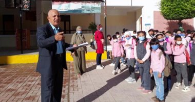 انطلاق العام الدراسى الجديد بشمال سيناء وسط إجراءات احترازية.. صور