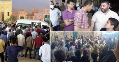 تشييع جنازة والدة الشهيد البطل أحمد منسى بجوار ابنها بمدافن الأسرة فى العاشر من رمضان.. زملاء الشهيد يشاركون فى الجنازة.. والأسرة تتلقى العزاء بالمقابر.. صور