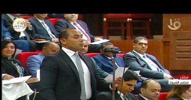 فيديو.. النائب محمد أبو غالى يؤدى اليمين الدستورية فى الجلسة الافتتاحية لمجلس الشيوخ