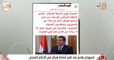 وائل الإبراشى: أسامة هيكل يريد إعطاء الإعلام المصرى "الضربة القاضية"