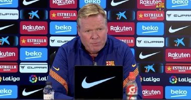برشلونة ضد فرينكفاروزى.. كومان: سعيد بأداء اللاعبين وطرد بيكيه قاسى