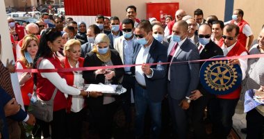 ‎وزيرة التضامن ومحافظ الفيوم يفتتحان مدرسة بقرية دمو
