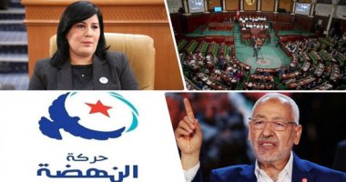 فضائح راشد الغنوشى تحت قبة برلمان تونس.. عبير موسى تؤكد: يسطو على صلاحيات الجلسة العامة.. يستغل كورونا لتمرير أجندة "الإخوان" بالمجلس.. وبرلمانية تضرب عن الطعام احتجاجًا على عنف "الجماعة"