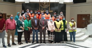 جامعة حلوان تدشن المرحلة الأولى للمشروع التنموى لتطوير منطقة كفر العلو بحلوان