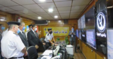 صور..ضباط"حقوق الإنسان" بالداخلية يتفقدون أقسام الشرطة بالبحيرة