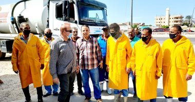 طقس مشمس وهادئ في الإسكندرية ورئيس "المياه" يواصل جولات التفقد.. صور 
