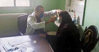 توقيع الكشف على 706 من أهالى مركز بسيون فى قافلة طبية لجامعة طنطا 