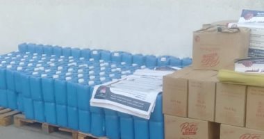 صور .. محافظة الإسكندرية توفر كميات كبيرة من الكمامات والمواد مطهرة بالمدارس