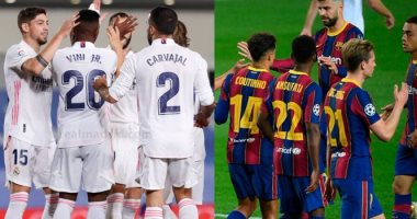 ريال مدريد ضد برشلونة.. الملكى يستهدف رقما قياسيا بالكلاسيكو