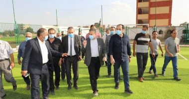 محافـظ المنوفية يتابع بدء تنفيذ الأعمال الإنشائية للمنطقة اللوجستية.. فيديو وصور