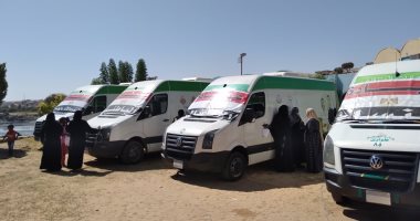 الكشف على 2727 حالة فى أسيوط ضمن فعاليات قافلة جامعة المنصورة الطبية