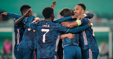 الننى أساسيا مع أرسنال ضد دوندالك فى الدوري الأوروبي