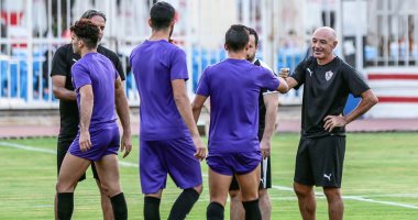 باتشيكو يوجه رسائل للاعبي الزمالك قبل بداية التدريب اليوم