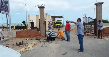 صور.. حملات مكثفة على المرافق الحيوية بمحافظة كفر الشيخ