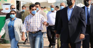 وزير الرياضة يتفقد الفرع الجديد لنادى الاتحاد السكندرى بأرض الغابة .. صور