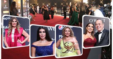 نجوم الفن يتألقون فى افتتاح مهرجان الجونة السينمائى.. ألبوم صور