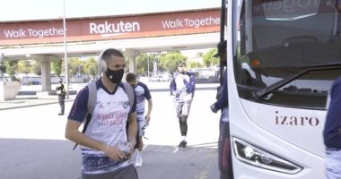 ريال مدريد يصل كامب نو استعدادا لمواجهة برشلونة في الكلاسيكو.. فيديو