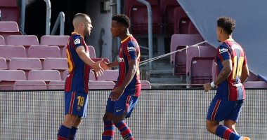فاتى نجم برشلونة أصغر لاعب يسجل فى تاريخ الكلاسيكو بسن 17 عاما.. فيديو