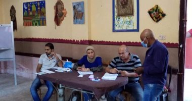 انتظام التصويت بانتخابات مجلس النواب فى لجان الإسكندرية بعد انتهاء الراحة