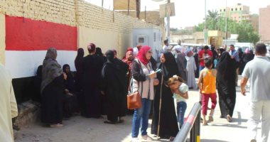 تزايد الإقبال على لجان انتخابات النواب فى أسوان.. صور