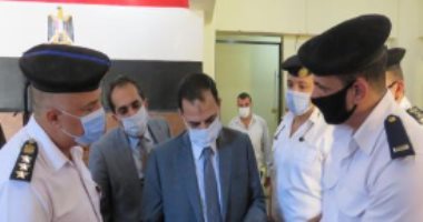 ضباط "حقوق الانسان بالداخلية" يتفقدون أقسام الشرطة بالدقهلية..صور