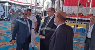 رئيس اللجنة العامة لانتخابات النواب بالجيزة يتفقد لجان الصف 