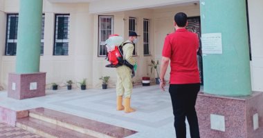 تطهير وتعقيم اللجان والمقرات الانتخابية بالبحيرة ‎للوقاية من كورونا.. صور