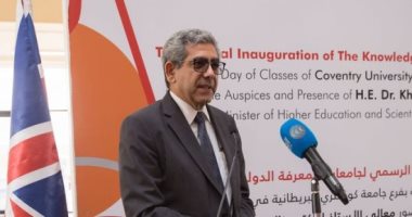 رئيس "المعرفة الدولية" يكشف لـ"اليوم السابع" تفاصيل ثانى عام دراسى للجامعة بالعاصمة الإدارية.. محمود علام : قدمنا 5% منحا دراسية.. ولدينا 750 طالبًا.. ويؤكد على تفعيل "التعليم الهجين".. والعمل في مناخ صحى