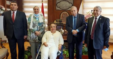 رئيس النيابة الإدارية يستقبل وفد لجنة المرأة ذات الإعاقة بالمجلس القومى للمرأة