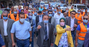 محافظ الإسكندرية يوجه بنقل بائعى سوق القاهرة لباكيات سوق الثلاثين.. صور