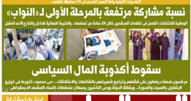 اليوم السابع: نسبة مشاركة مرتفعة بانتخابات النواب وسقوط أكذوبة المال السياسى