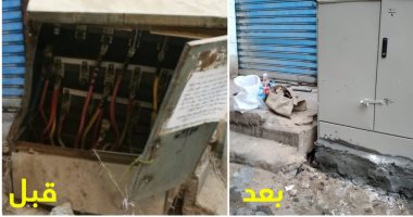استجابة لليوم السابع .. الكهرباء توجه بصيانة محول بالهرم يهدد المارة