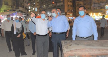 محافظ الغربية يغلق 3 محلات أثناء جولته بطنطا